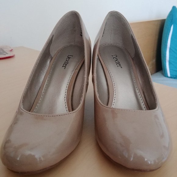 Dexter Nude Wedge Heels - Picture 3 of 3